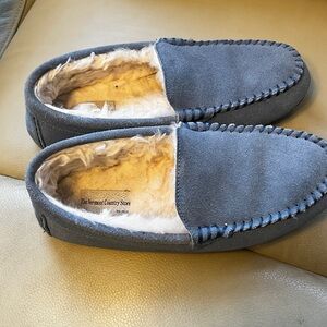 The Vermont Country Store Women's Blue Slippers